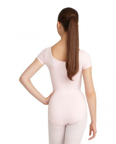 Adult Short Sleeve Leotard (Pink) - Dancer's Wardrobe