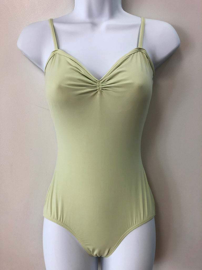 Camisole Sweetheart Neck Leotard Adult Tall (Large) - Celery Green P335