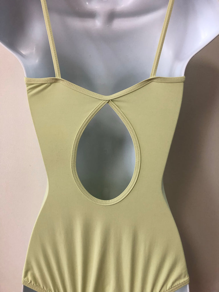 Camisole Sweetheart Neck Leotard Adult Small - Celery Green P335