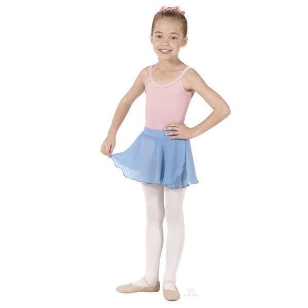 Pull On Georgette Skirt (Light Blue) - Dancer's Wardrobe