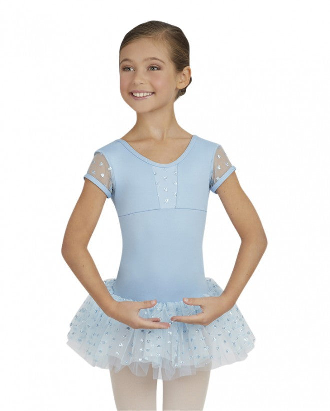 Cap Sleeve Tutu Dress by Capezio (Light Blue) 10128C - Dancer's Wardrobe