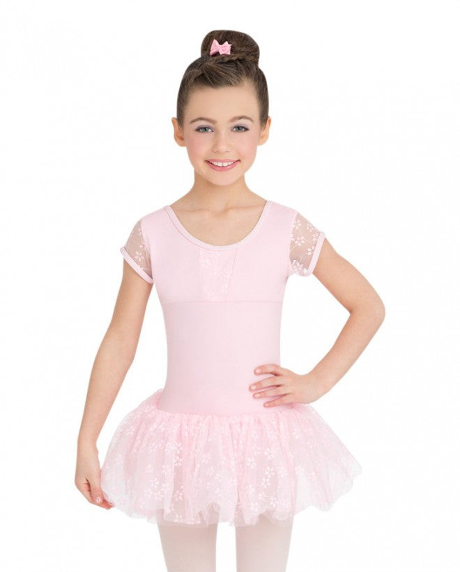 Cap Sleeve Tutu Dress by Capezio (Pink) 10128C - Dancer's Wardrobe