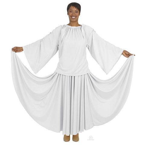 Child Angel Blouse Top (White) 13730C - Dancer's Wardrobe