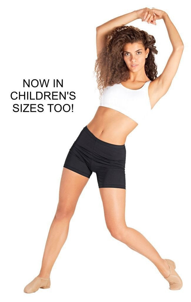 Adult Elastic Waist Shorts with longer leg - Dancer's Wardrobe