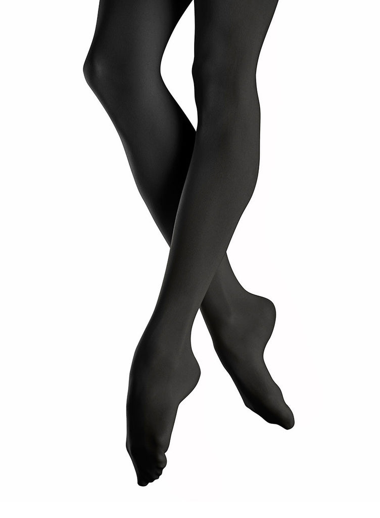 Bloch Ladies Footed Tights (Black) - Dancer's Wardrobe
