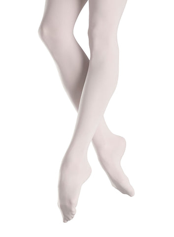 Bloch Ladies Footed Tights (White) - Dancer's Wardrobe