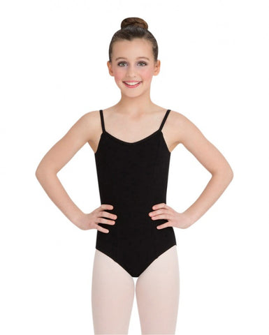 Child Princess Camisole Leotard (Black) - Dancer's Wardrobe