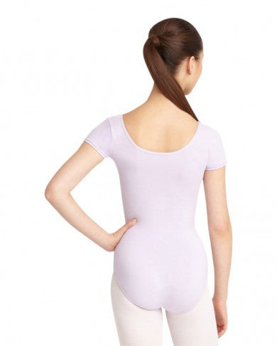 Adult Short Sleeve Leotard (Lavender) - Dancer's Wardrobe