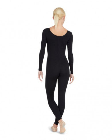 Adult Long Sleeve Unitard (Black) - Dancer's Wardrobe