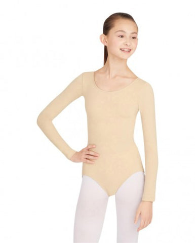 Adult Long Sleeve Leotard (Nude) - Dancer's Wardrobe