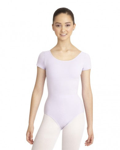 Adult Short Sleeve Leotard (Lavender) - Dancer's Wardrobe