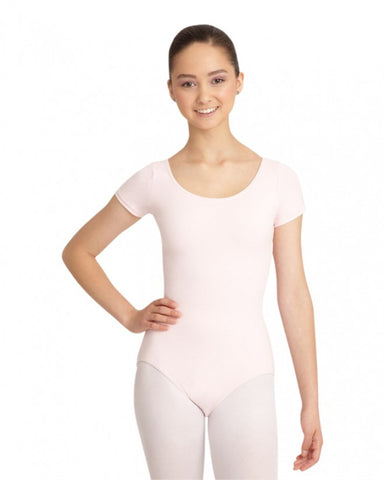 Adult Short Sleeve Leotard (Pink) - Dancer's Wardrobe